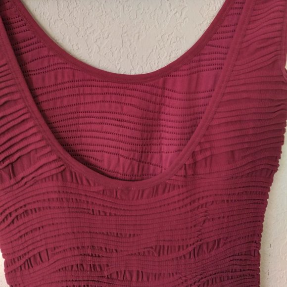 Marsala Dress -  Gathered and elastic - Picture 4 of 5